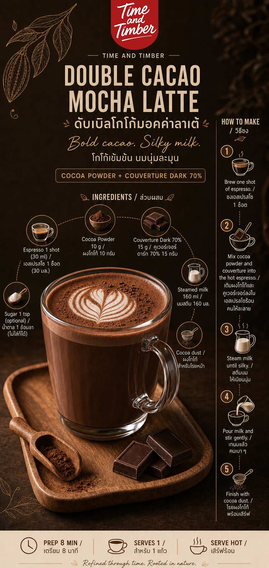 Double Cacao Mocha Latte
